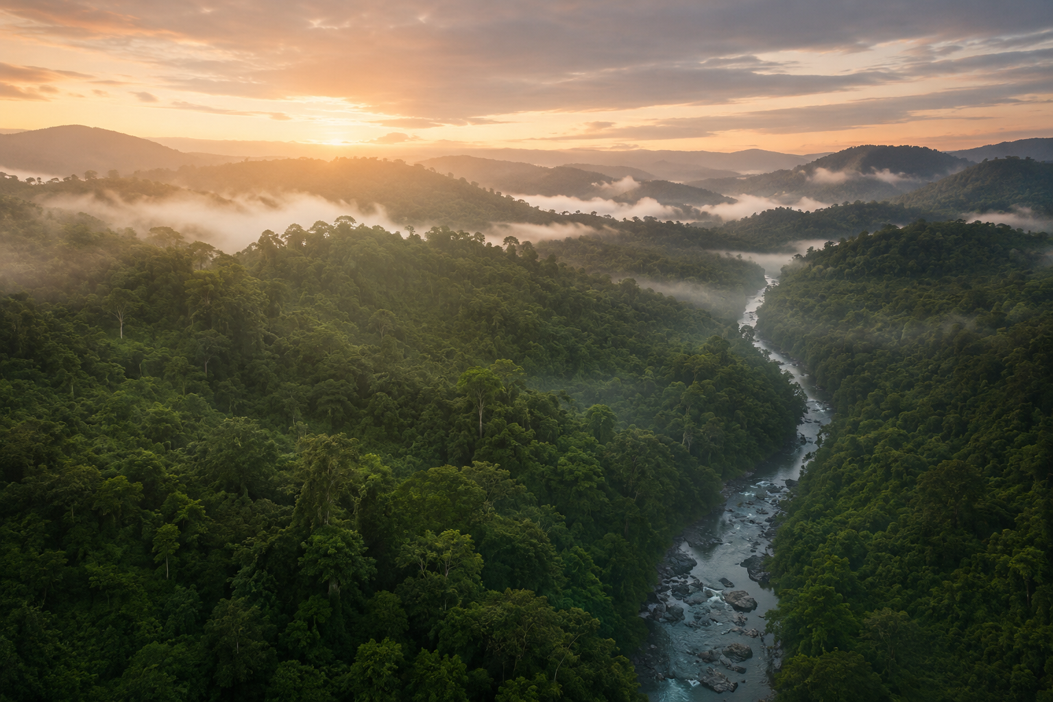 Forest resource landscape representing TDA Timber upstream hardwood supply chain